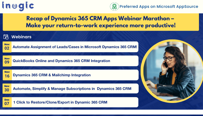 Dynamics 365 CRM Apps Webinar Marathon