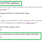 Adding a filter for lookup columns made easier with advanced lookup