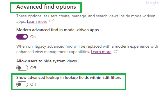 Adding a filter for lookup columns made easier with advanced lookup