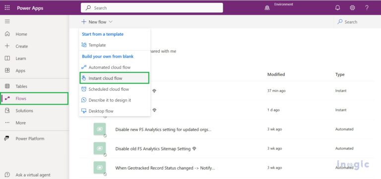 Power Automate Cloud Flow