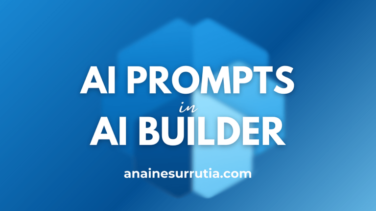 AI Prompts with AI Builder