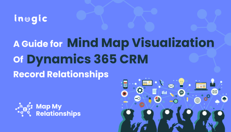 Mind Map visualization of Dynamics 365 CRM Record Relationships