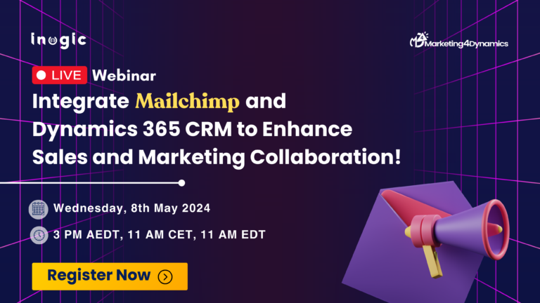 Integrate Mailchimp and Dynamics 365 CRM to Enhance Sales and Marketing Collaboration!