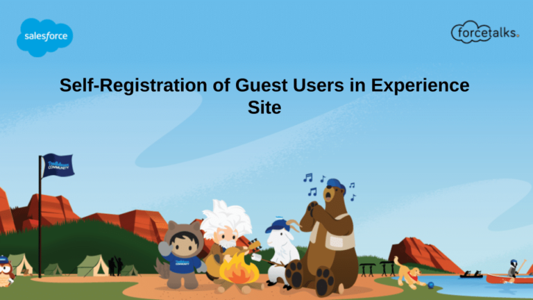 Self-Registration of Guest Users in Experience Site