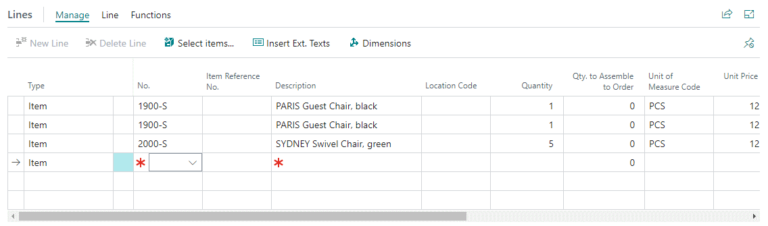 Client Can’t Add New Sales Order Lines in Microsoft Dynamics 365 Business Central