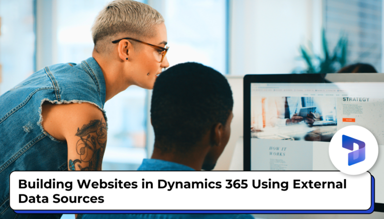 Building Websites in Dynamics 365 Using External Data Sources