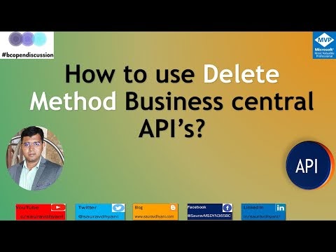 Delete Method in MS Dynamics 365 Business Central API.