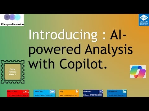 Unlocking AI-Powered Analysis with Copilot in #msdyn365bc 2024 Release Wave 1.