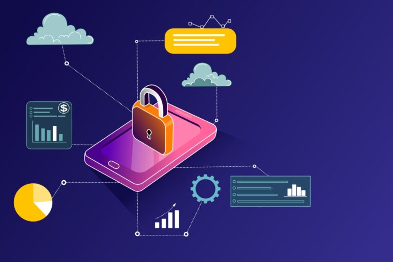 Illustration showcasing data governance