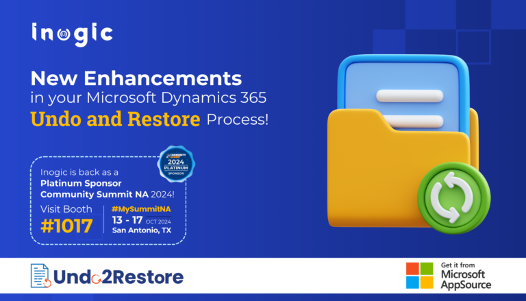 Dynamics 365 Undo and Restore