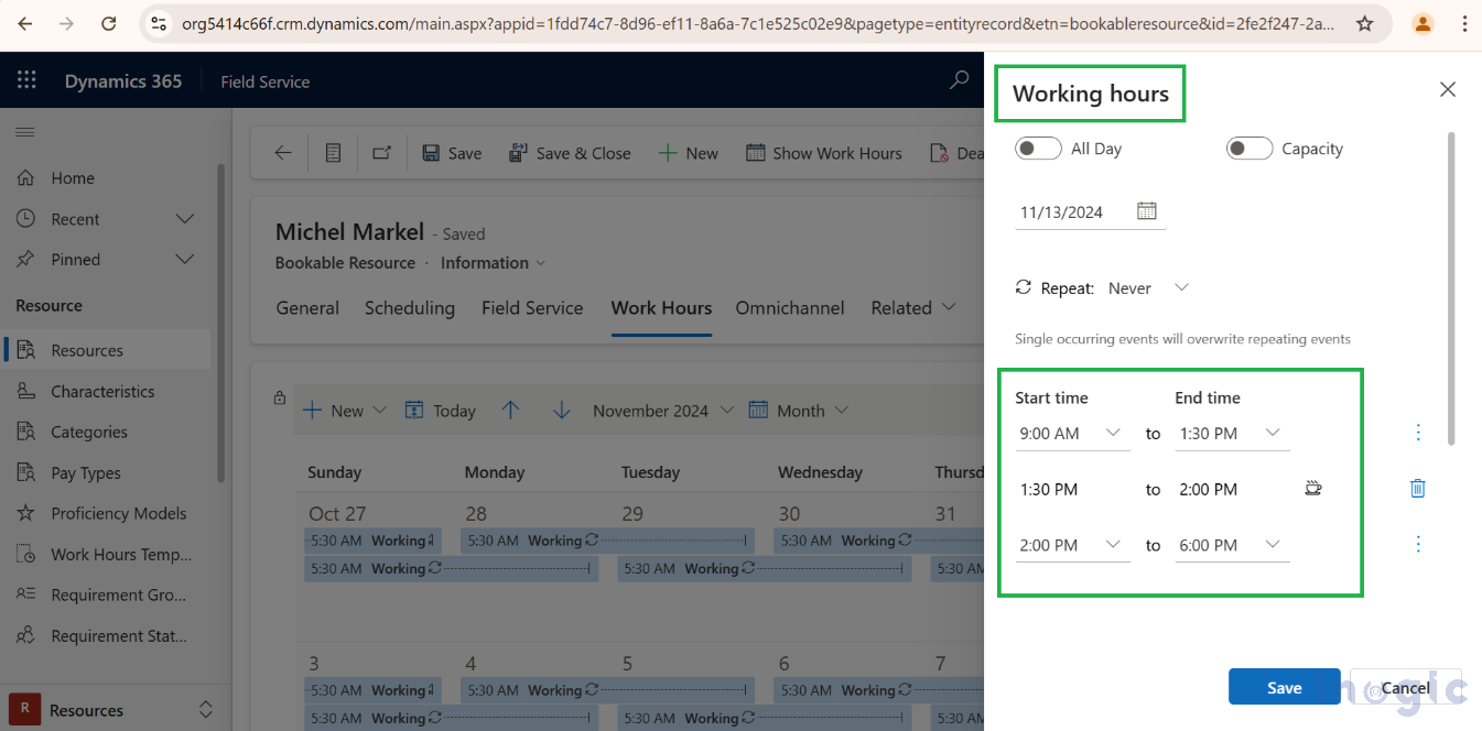 Resource Search Availability API in Dynamics 365 Field Service