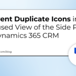 Side Pane in Dynamics 365 CRM