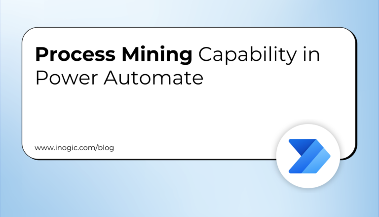 Process Mining Capability in Power Automate